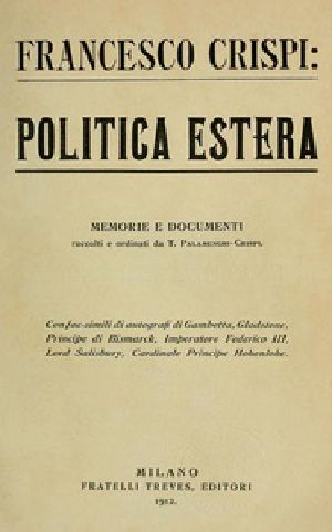 [Gutenberg 41821] • Politica estera: memorie e documenti